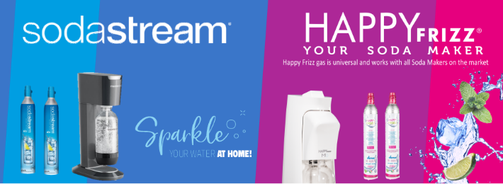 Buy Happy Frizz Mio, Sparkling Water Maker w/ Gas & Bottle
