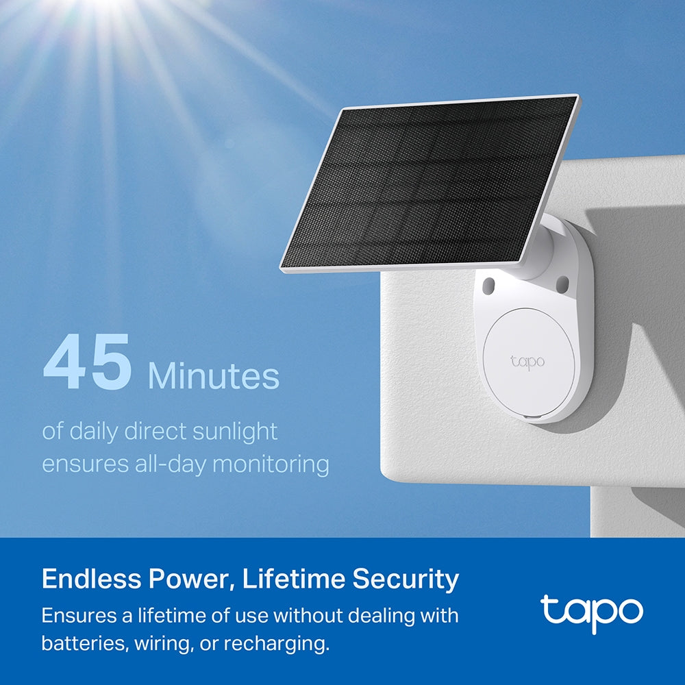 Tapo Smart Wire-Free Security Camera and Solar Panel | TAPOC410KI