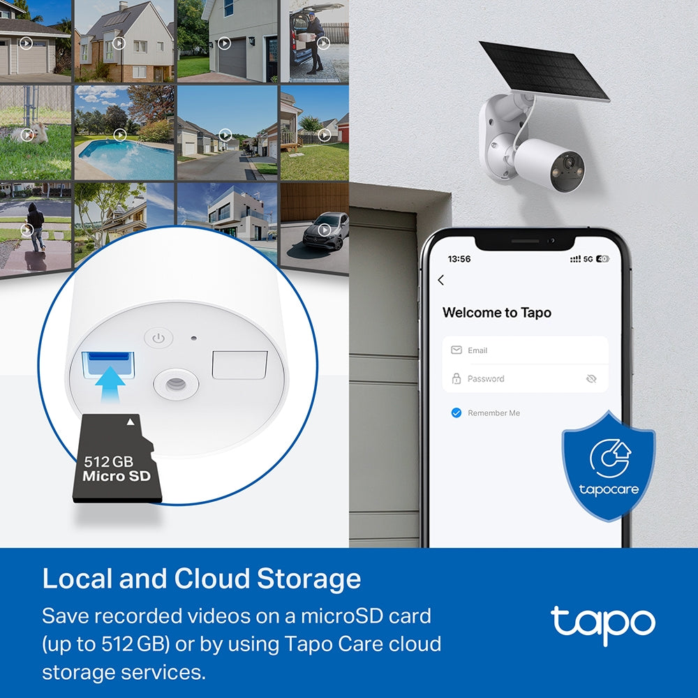 Tapo Smart Wire-Free Security Camera and Solar Panel | TAPOC410KI