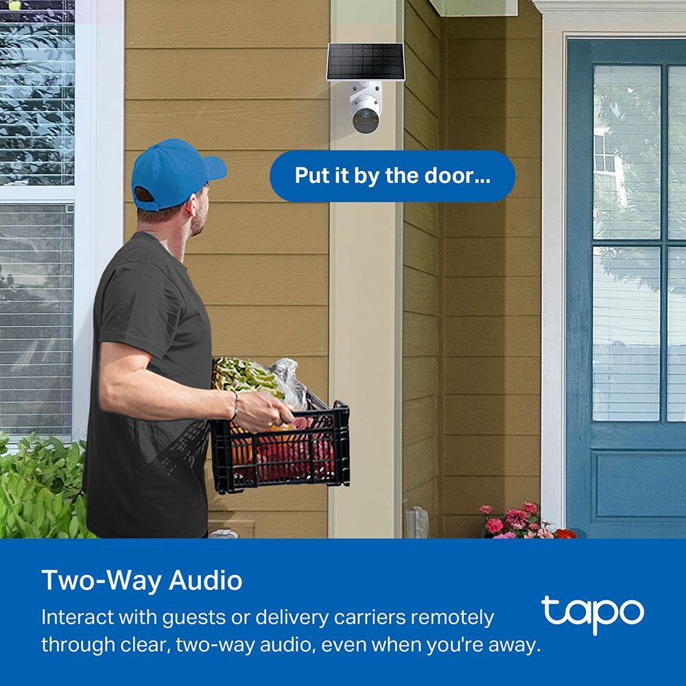 Tapo Smart Wire-Free Security Camera and Solar Panel | TAPOC410KI