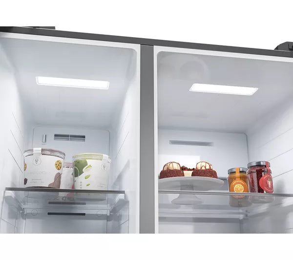 HAIER Series 5  American Style Fridge Freezer Stainless Steel | HSW59F18DIMM