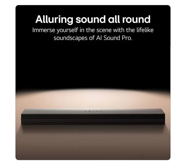 LG 5.1 Wireless Sound Bar | US60TRAGBRLLK