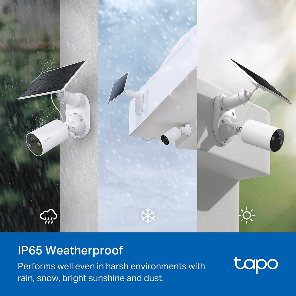 Tapo Smart Wire-Free Security Camera and Solar Panel | TAPOC410KI