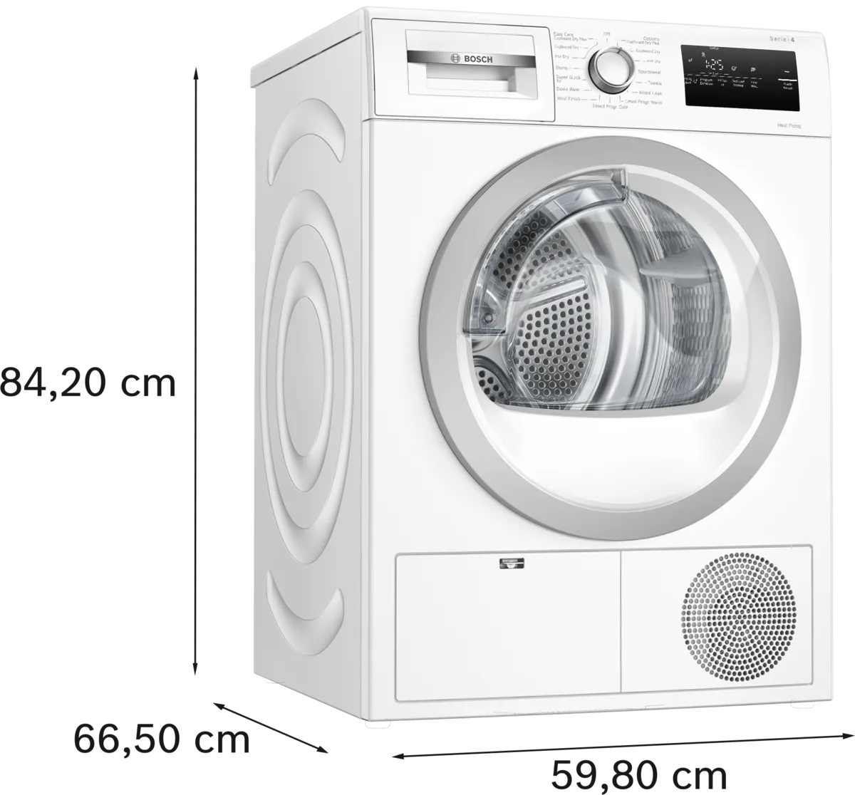 Bosch Series 4 Heat Pump Tumble Dryer 8kg White | WTH85223GB