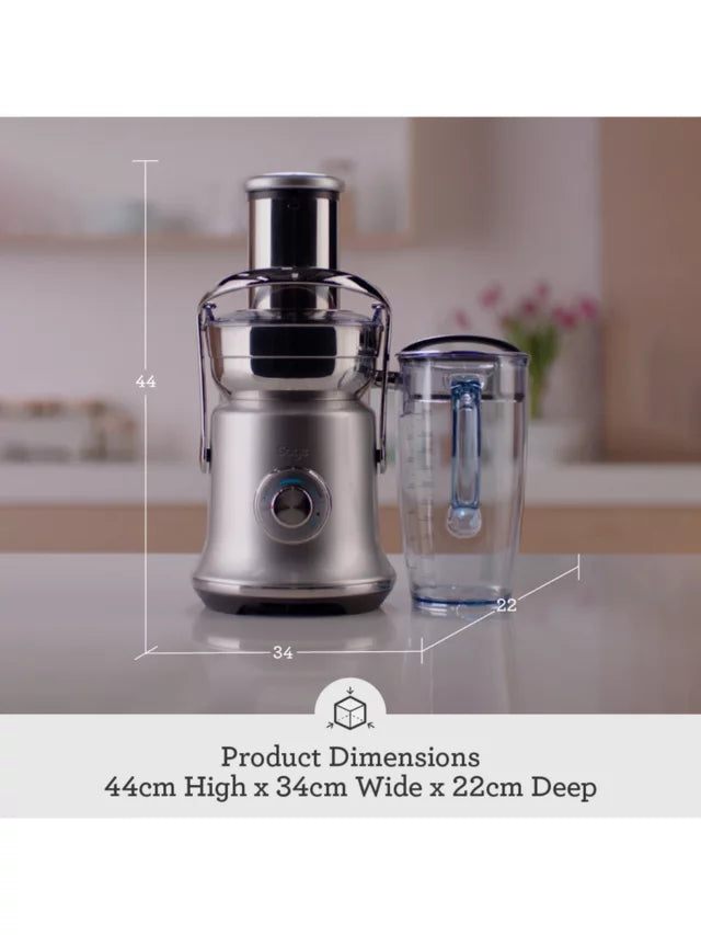 Sage The Nutri Juicer Cold Xl Steel | SJE830BSS2GUK1