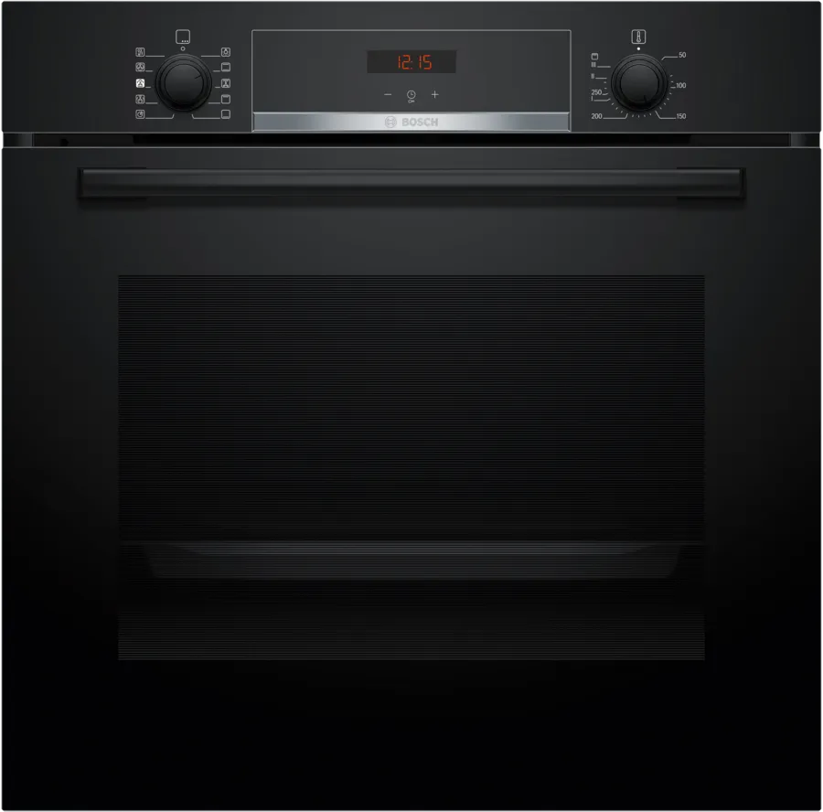 Bosch Series 4 60cm Built-in Oven With Steam Function Black | HQA534BB3B