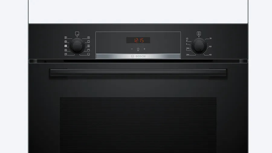 Bosch Series 4 60cm Built-in Oven With Steam Function Black | HQA534BB3B