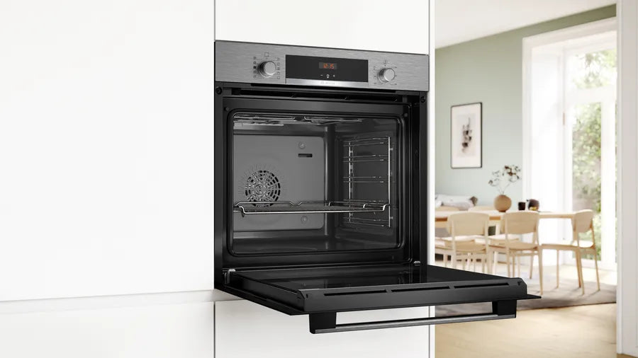 Bosch Series 4 60cm Built-in Oven With Steam Function Stainless Steel | HQA534BS3B