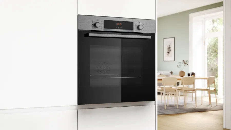 Bosch Series 4 60cm Built-in Oven With Steam Function Stainless Steel | HQA534BS3B