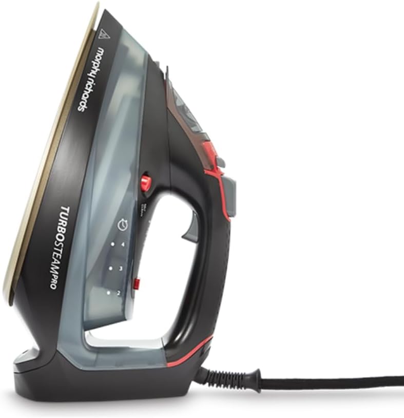 Morphy Richards Turbosteam Pro 3100W Electronic Steam Iron Black | 303175