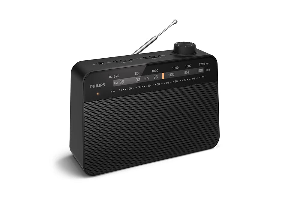 Philips Classic Portable Kitchen Radio Black | TAR250910