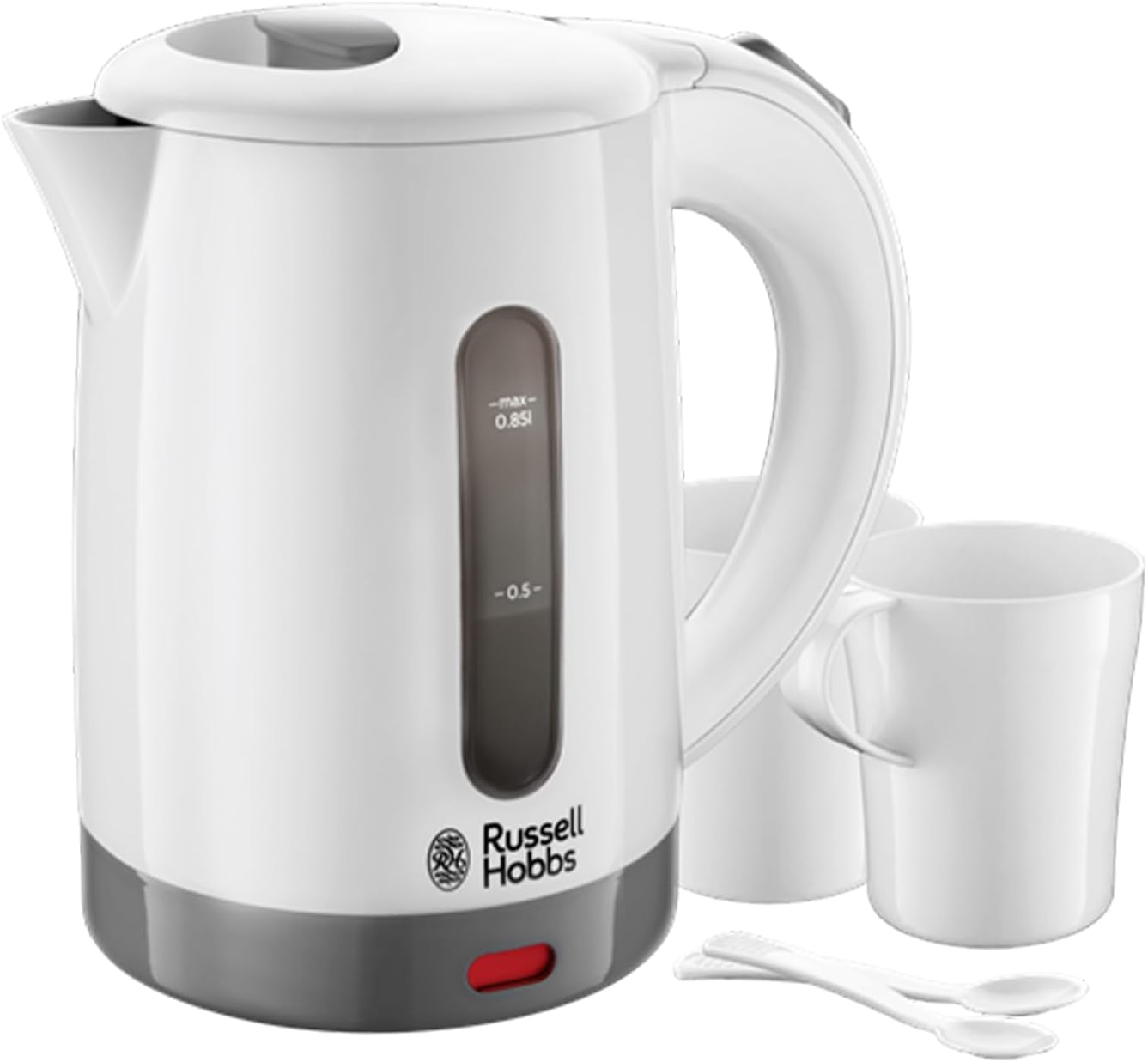 Russell Hobbs Electric 0.85L Travel Kettle White| 23840