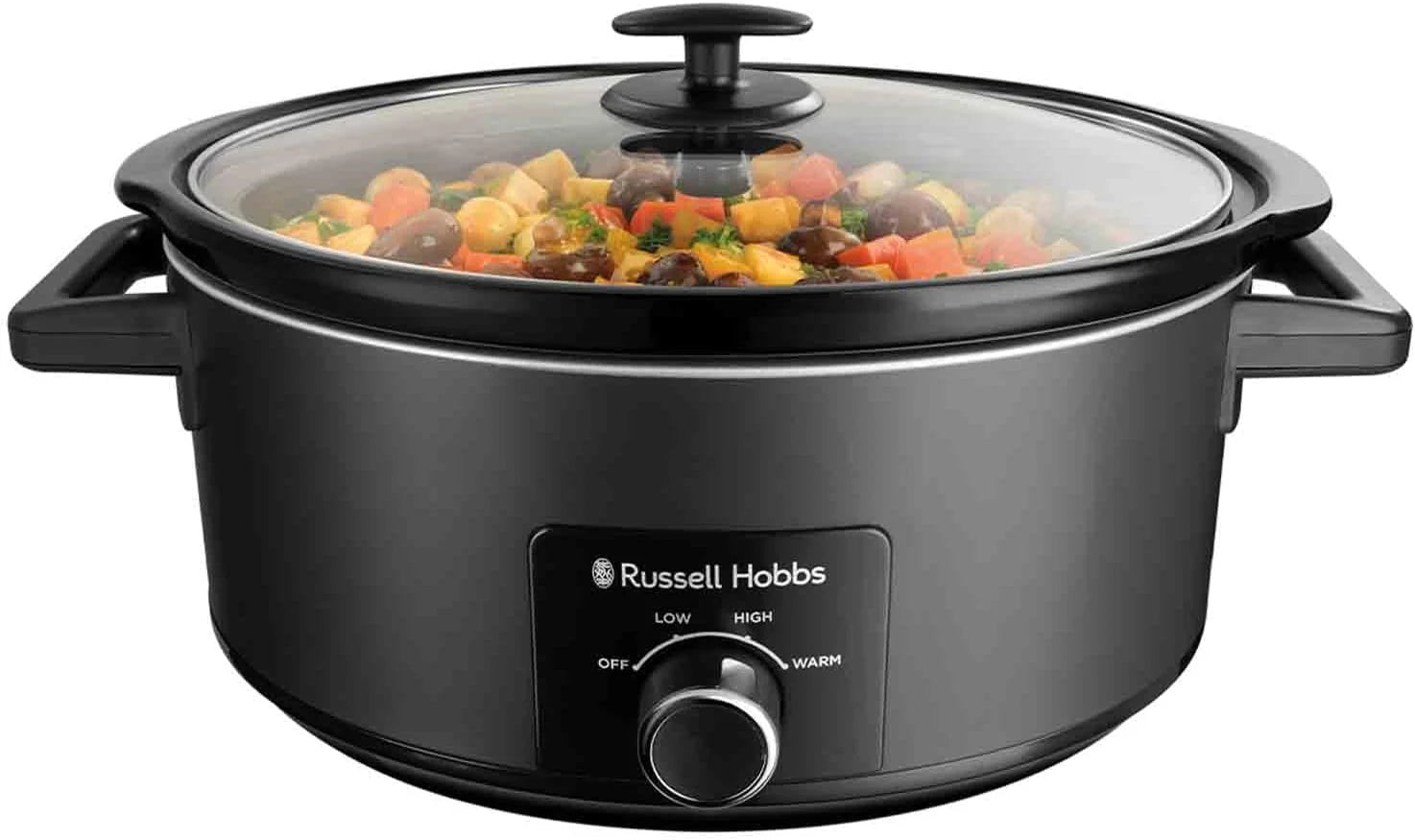 Russell Hobbs 7L Matte Black Slow Cooker Black | 27720