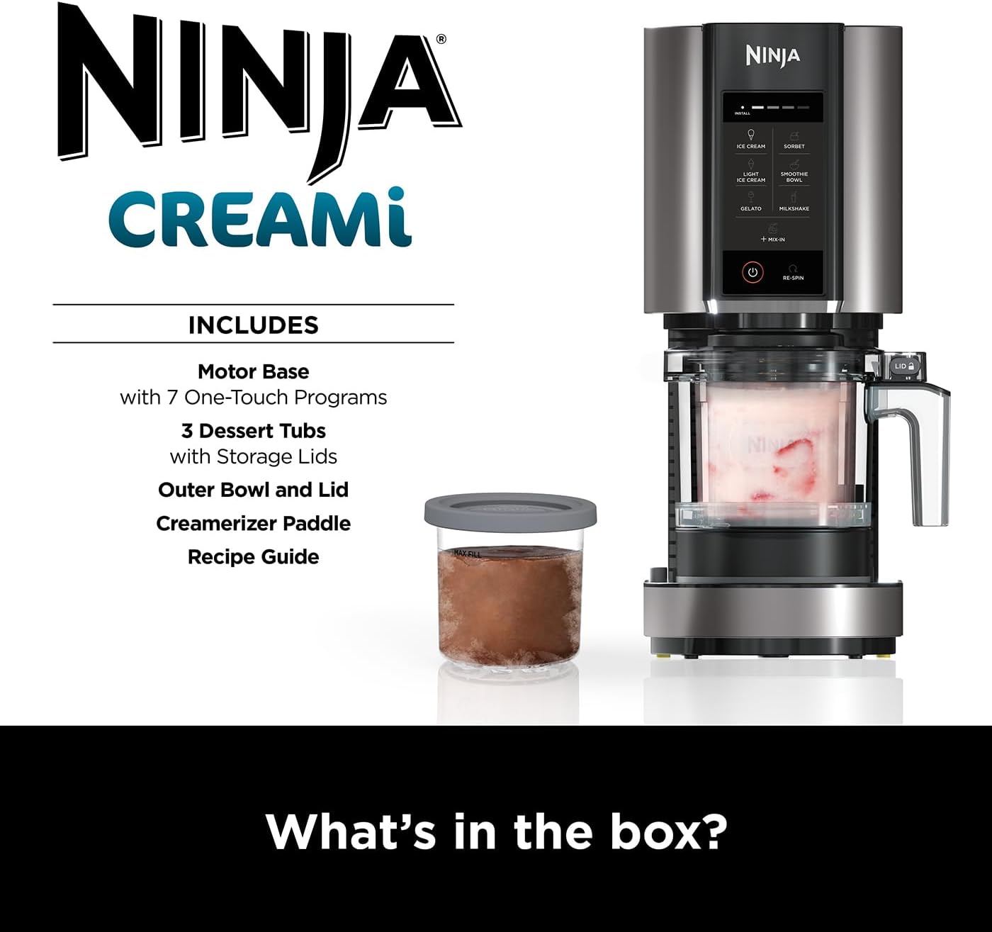 Ninja CREAMi Ice Cream & Frozen Dessert Maker | NC300UK