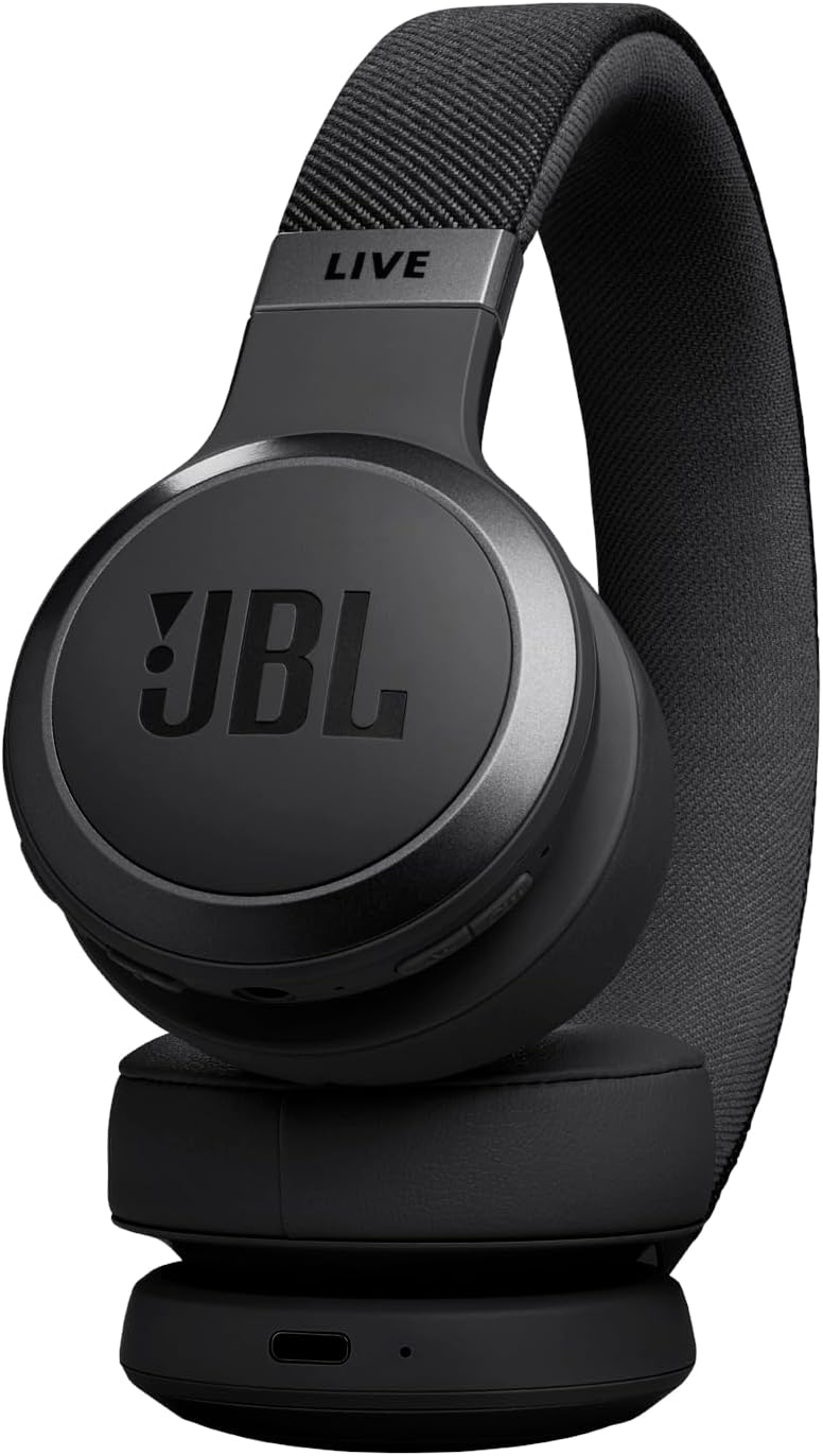 JBL 670NC Wireless Noise Cancelling On-Ear Headphones Black | JBLLIVE670NCBLK