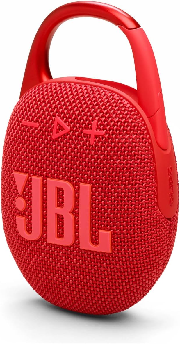 JBL Clip 5 Portable Bluetooth Speaker Red | JBLCLIP5RED