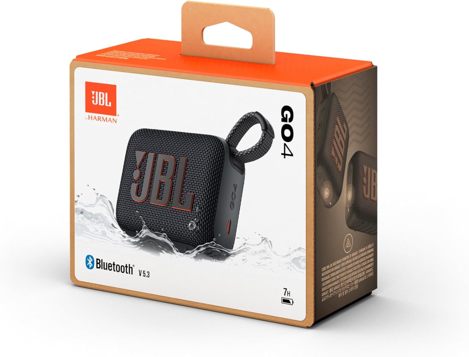 JBL Go 4 Portable Wireless Bluetooth Speaker Black | JBLGO4BLK