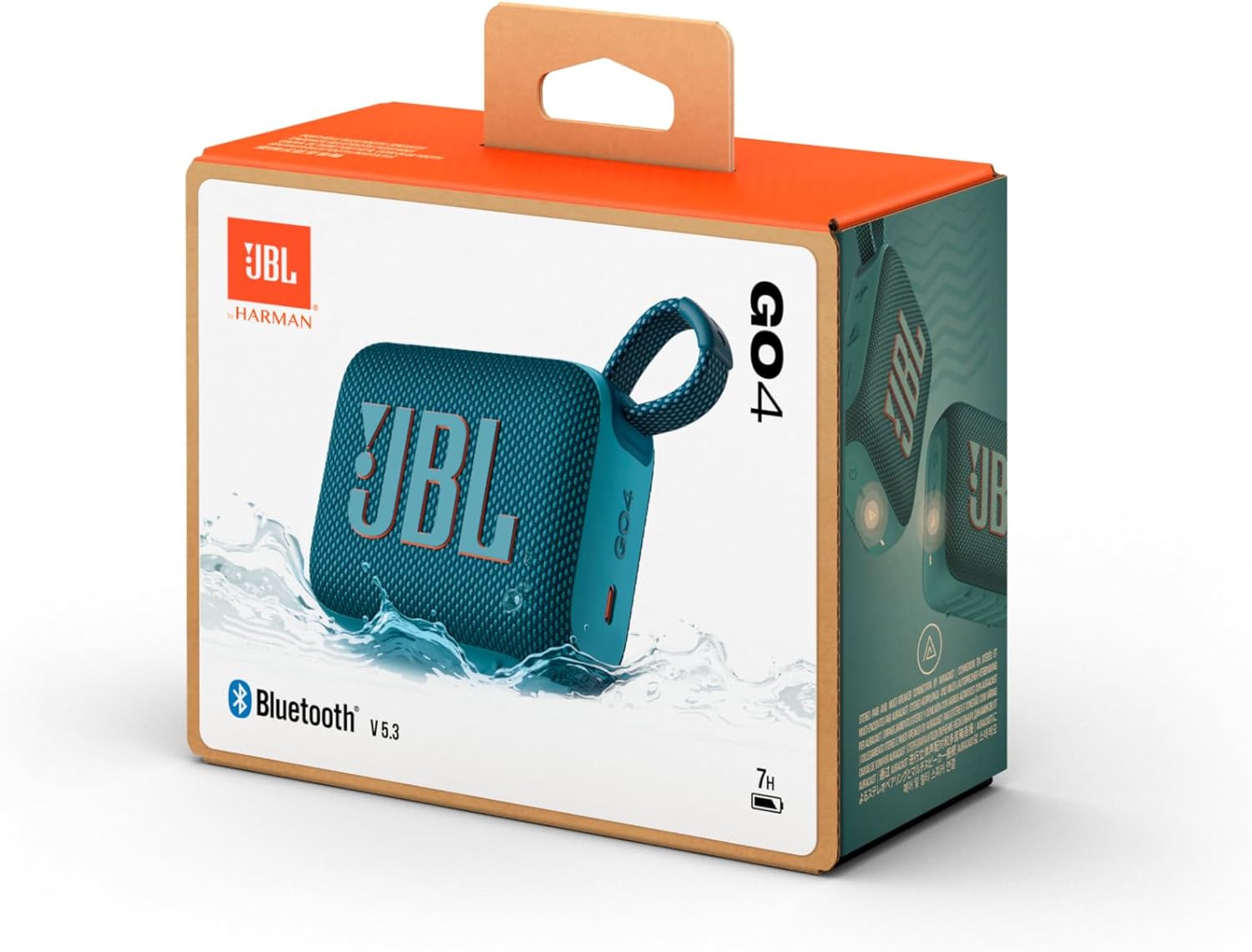 JBL Go 4 Portable Wireless Bluetooth Speaker Blue | JBLGO4BLU