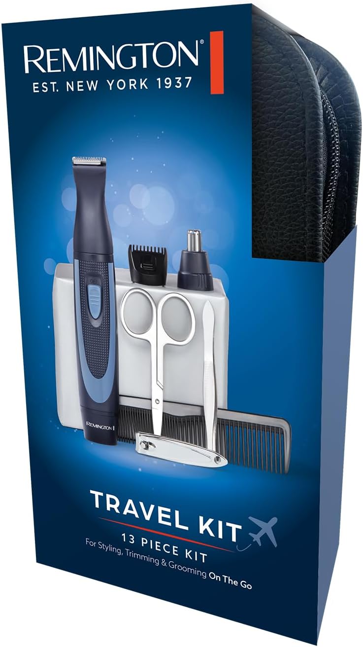 Remington Nose and Ear Trimmer 13 Piece Travel Kit | NE3890