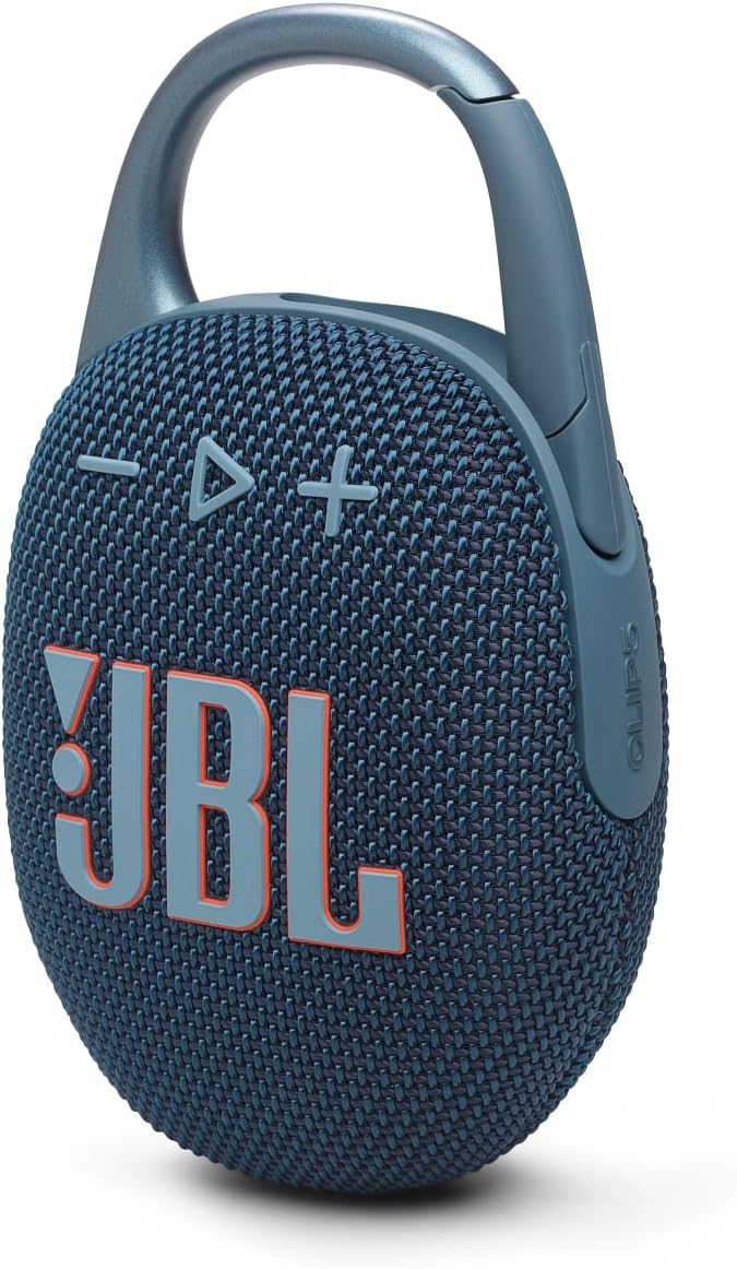 JBL Clip 5 Portable Bluetooth Speaker Blue | JBLCLIP5BLU