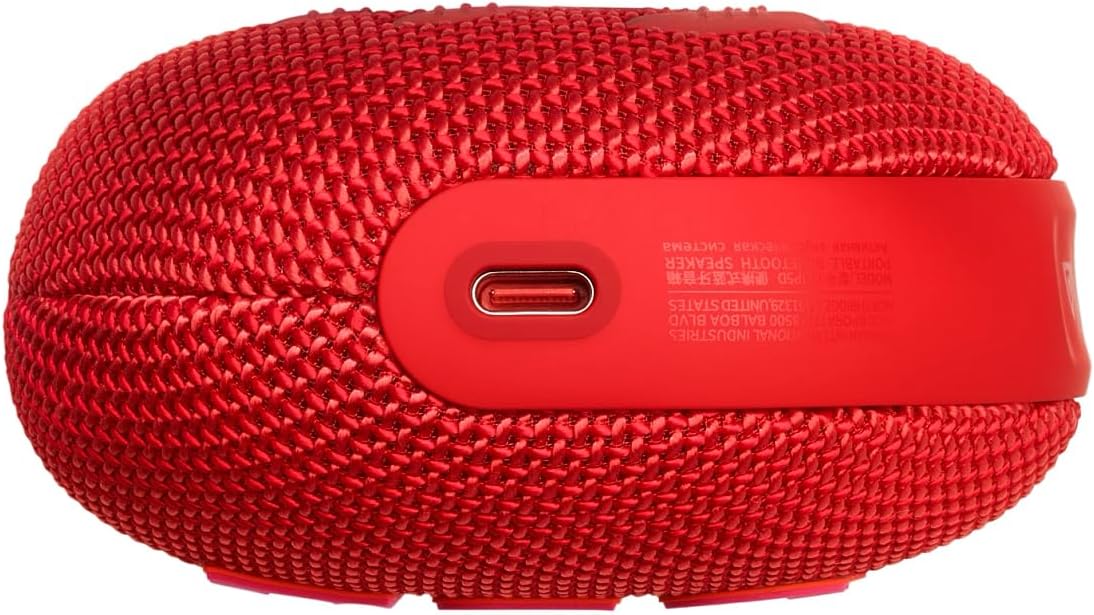 JBL Clip 5 Portable Bluetooth Speaker Red | JBLCLIP5RED