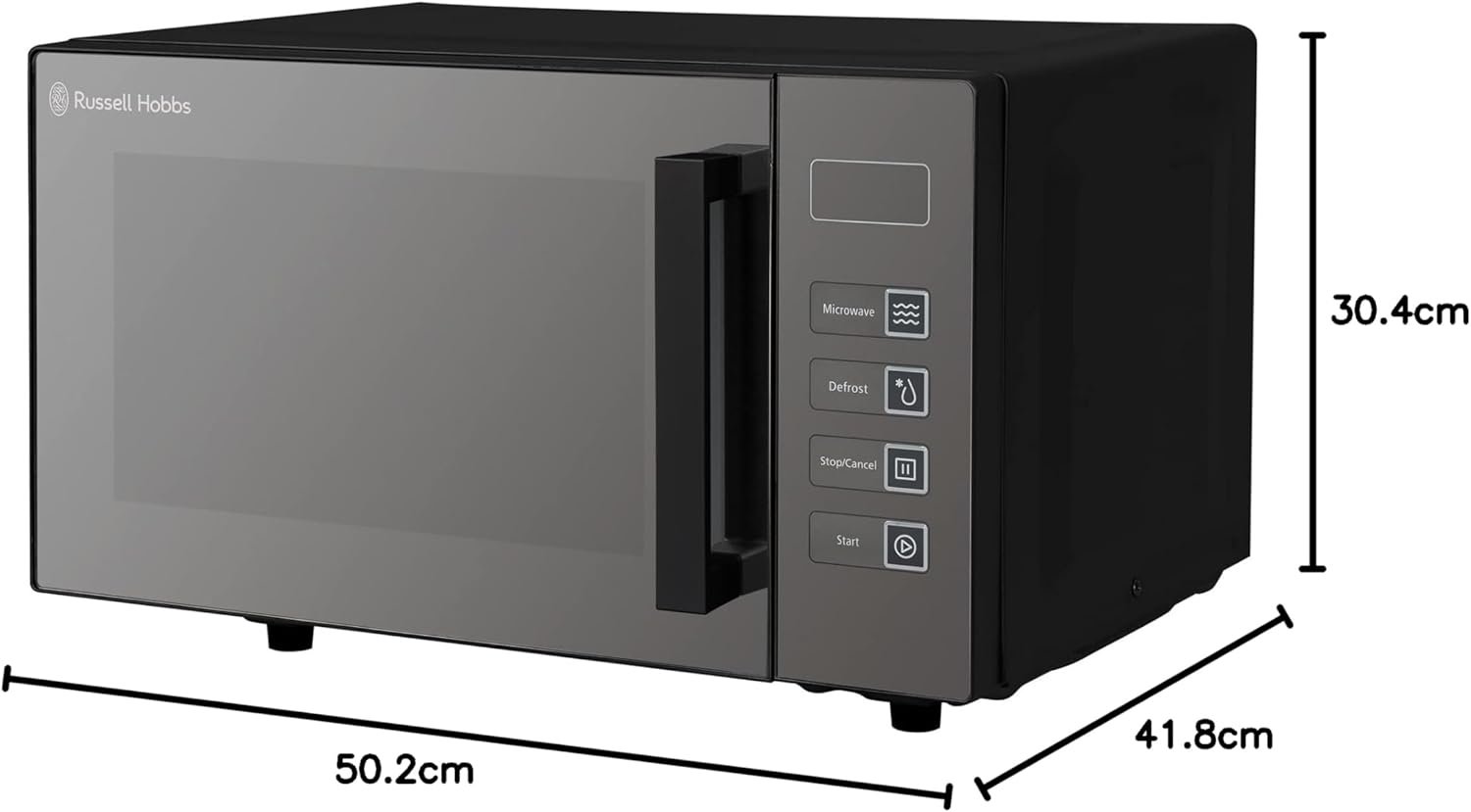 Russell Hobbs 23L Digital Flatbed Microwave Black | RHEM2301B