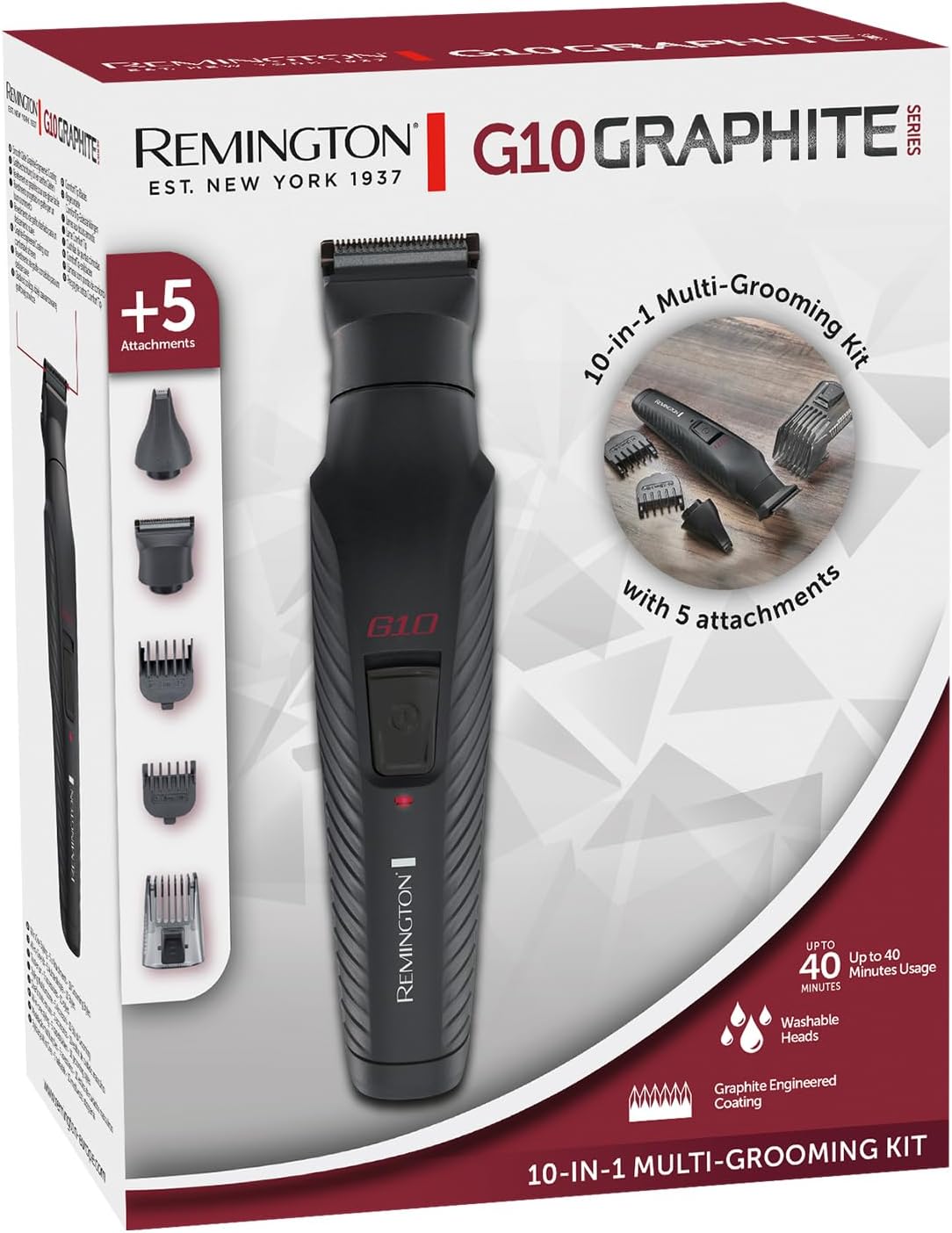 Remington G10 Graphite Series Multi-Grooming Kit | PG2100