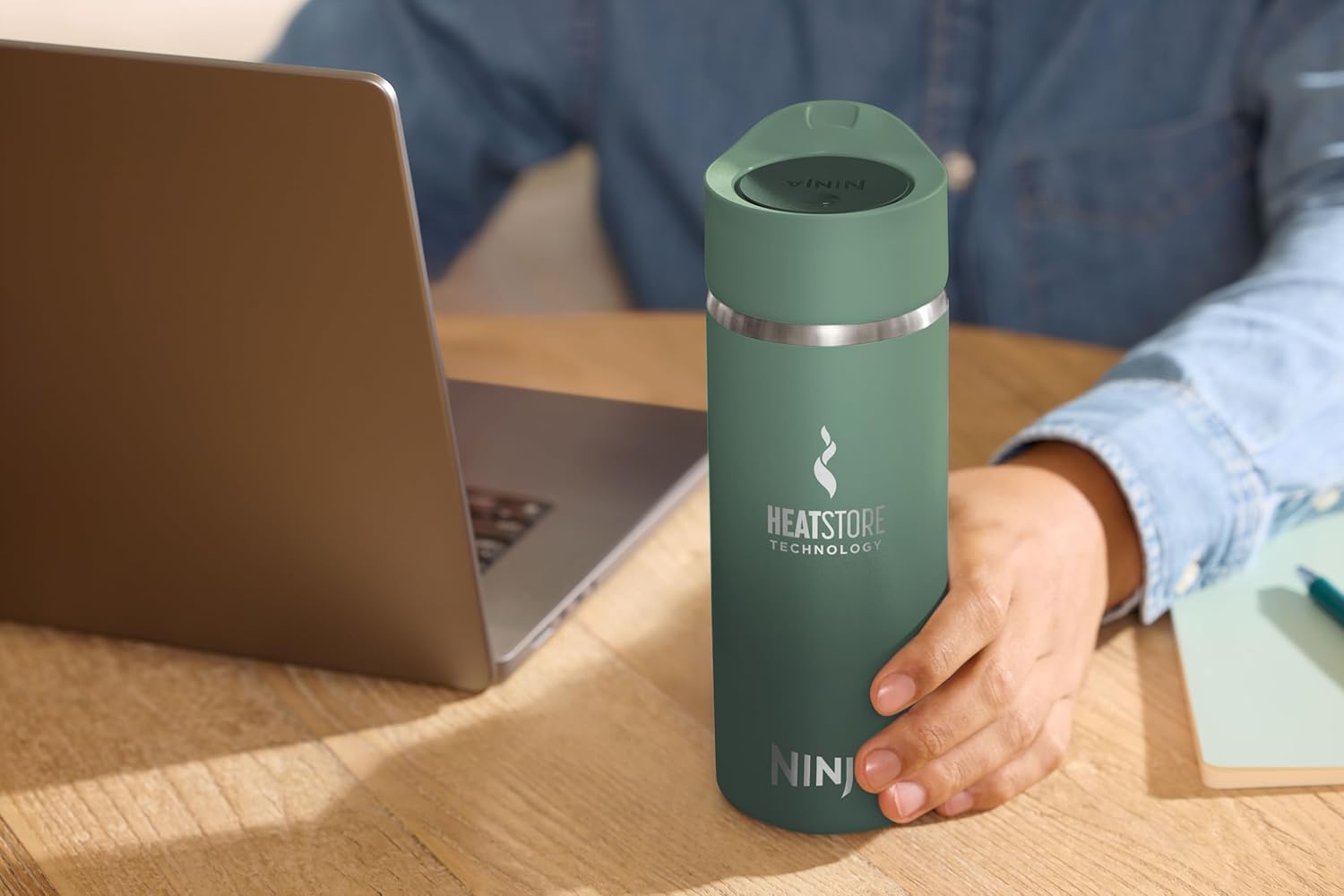 Ninja 400 ml Sip Perfect Travel Mug Steam Jade | DW1603EUUKGN