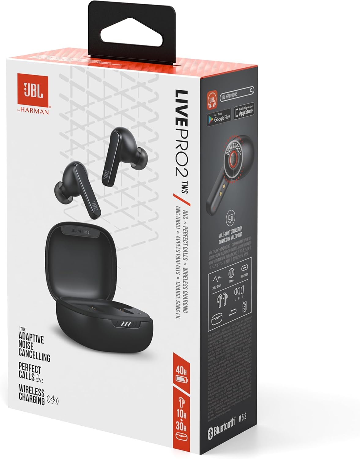 JBL Live Pro 2 TWS In-Ear True Wireless Earbuds Black | JBLLIVEPRO2TWSBLK