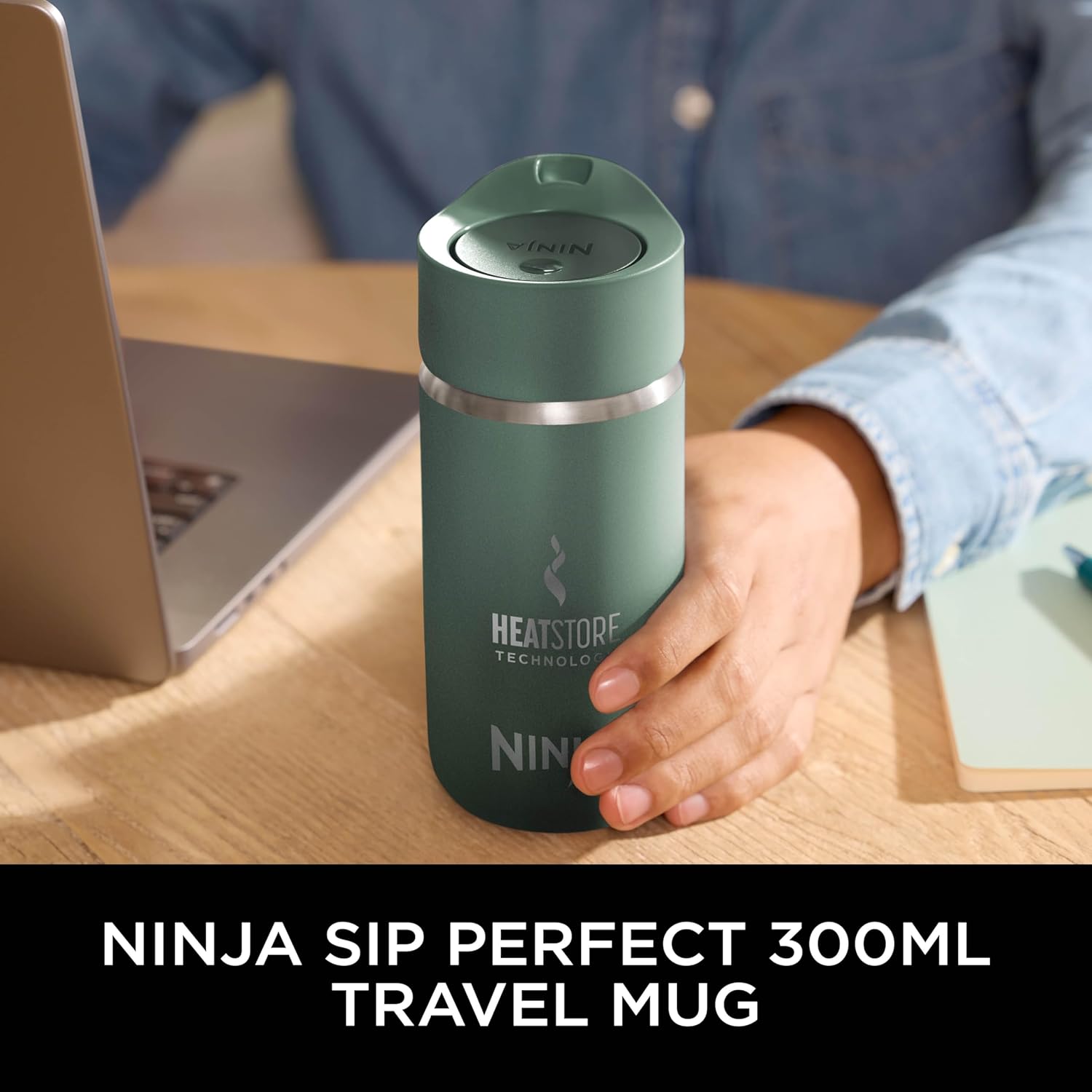 Ninja 300 ml Sip Perfect Travel Mug Steam Jade | DW1203EUUKGN