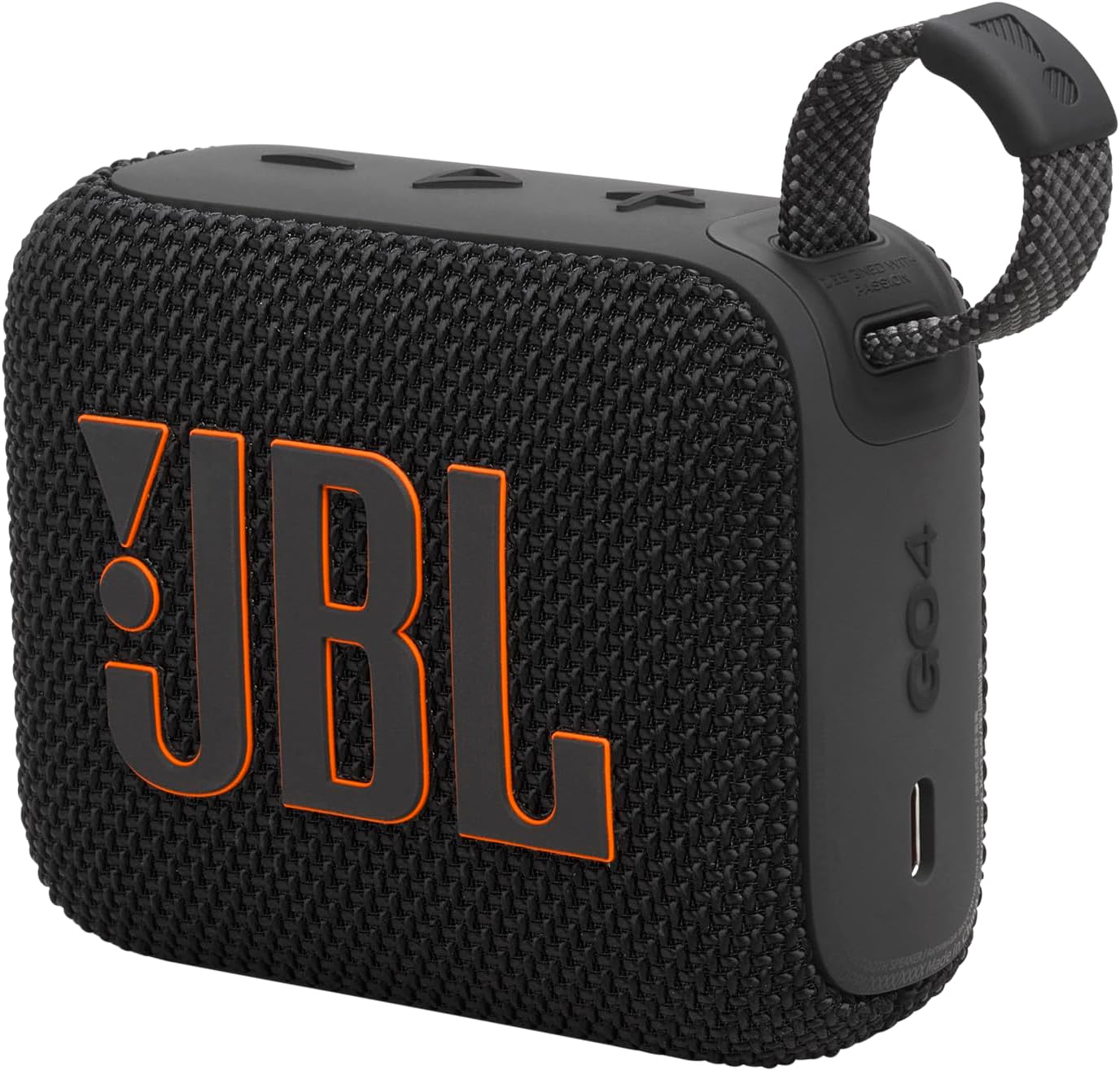 JBL Go 4 Portable Wireless Bluetooth Speaker Black | JBLGO4BLK