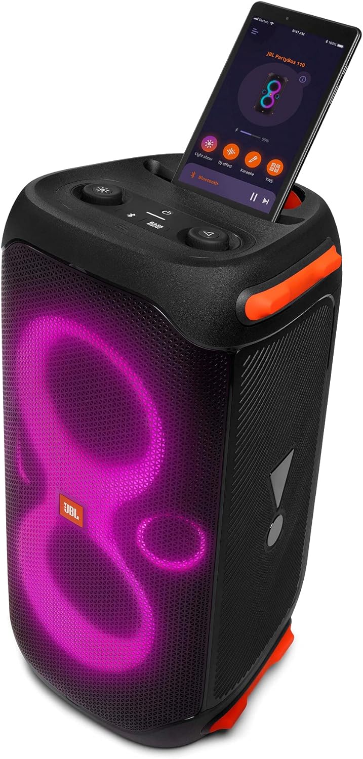 JBL PartyBox 110 Party Speaker Black | JBLPARTYBOX110UK