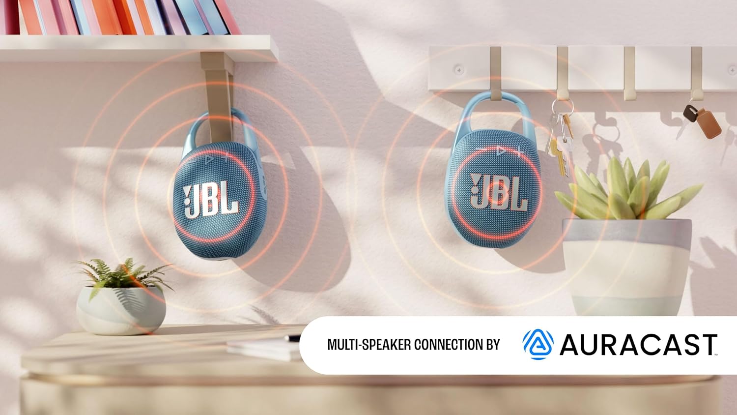 JBL Clip 5 Portable Bluetooth Speaker Blue | JBLCLIP5BLU