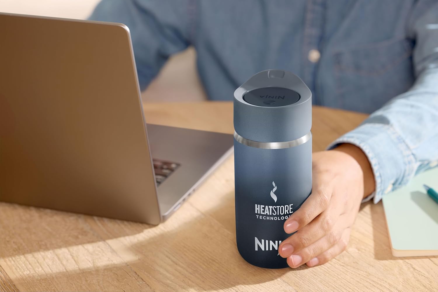 Ninja 300 ml Sip Perfect Travel Mug Blue | DW1203EUUKNV