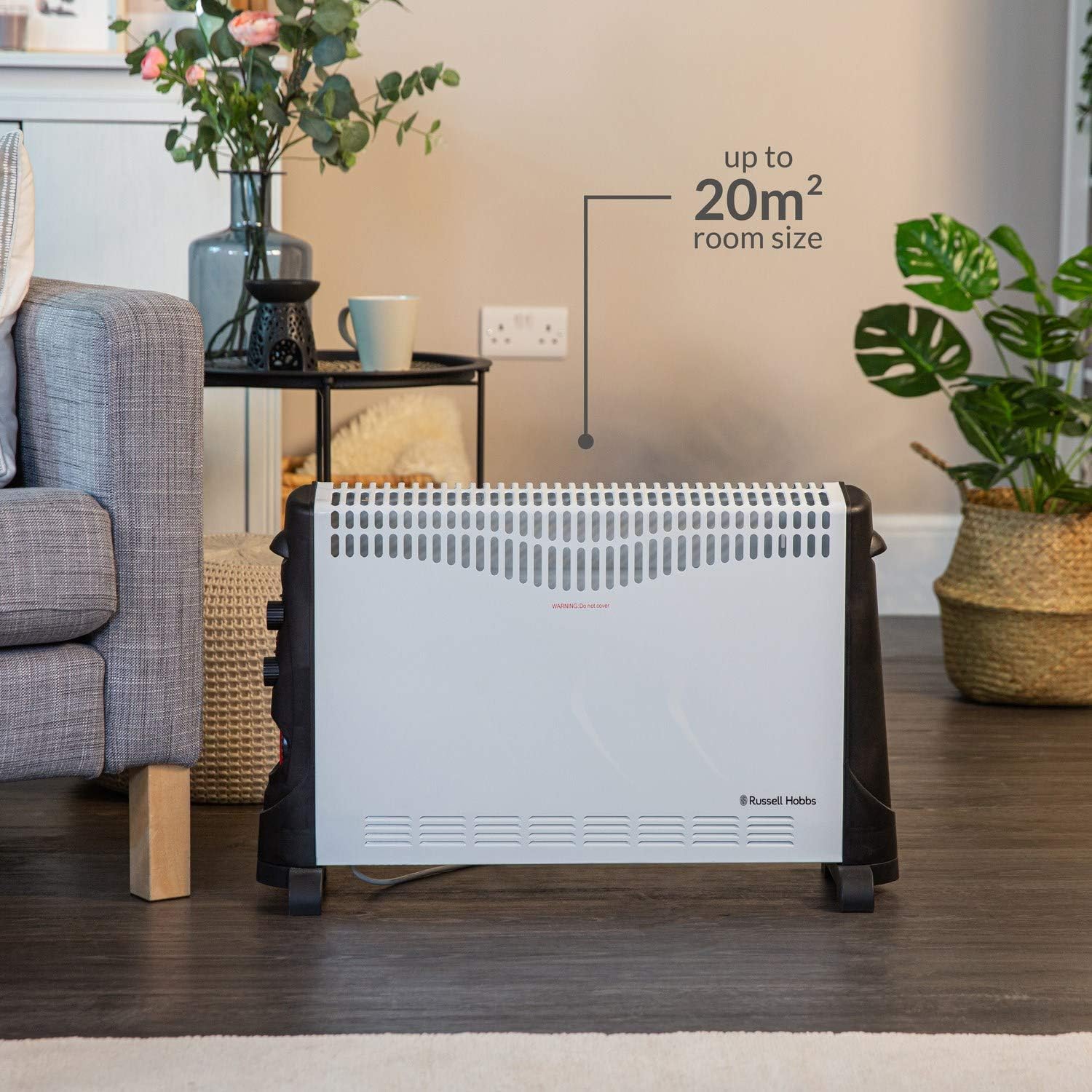 Russell Hobbs 2KW Convector Heater With Timer | RHCVH4002