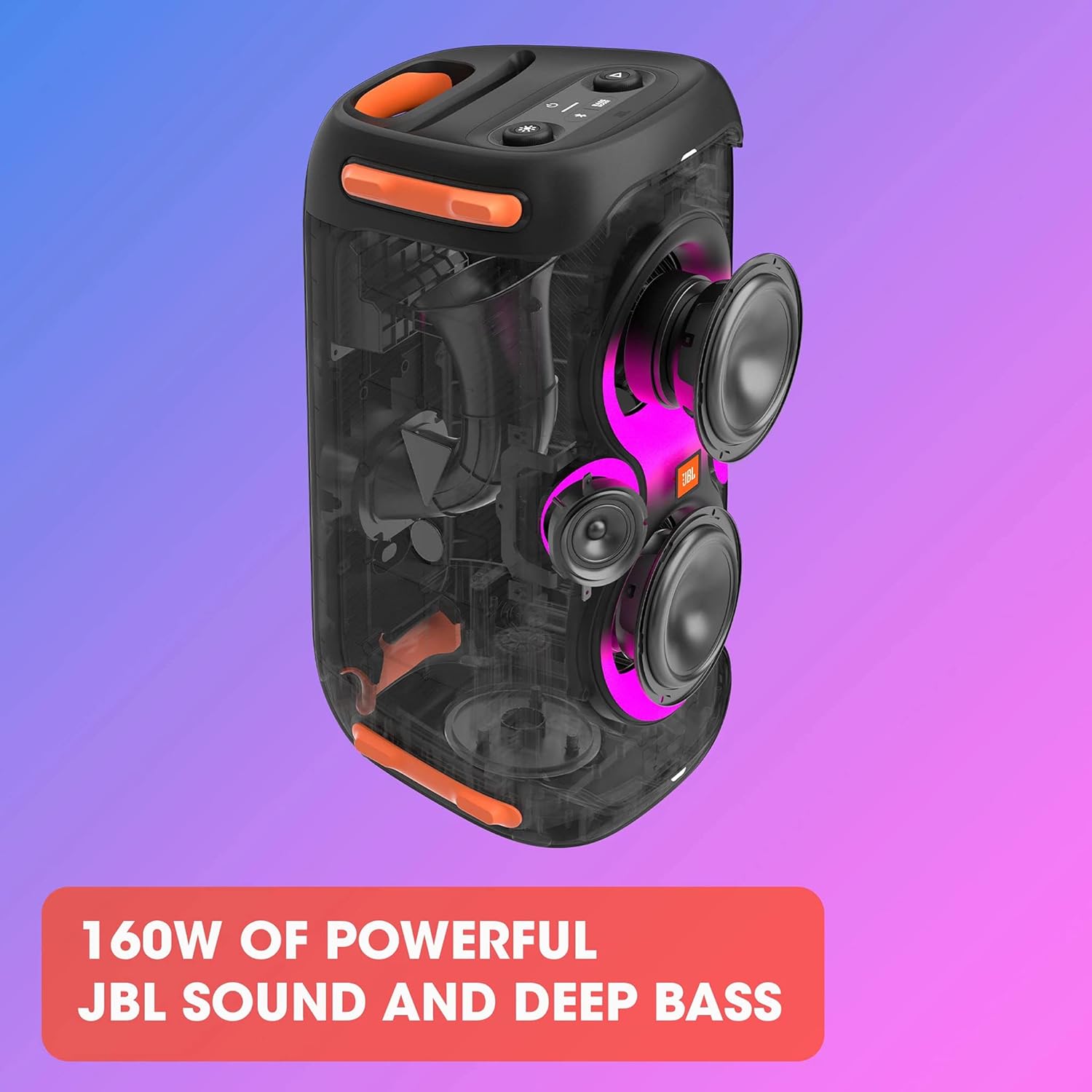 JBL PartyBox 110 Party Speaker Black | JBLPARTYBOX110UK