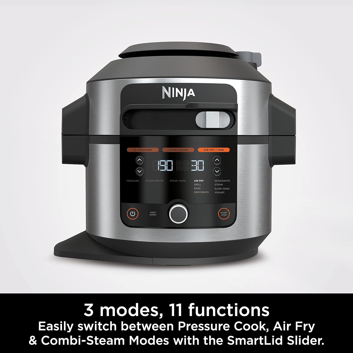 Ninja Foodi 11-in-1 SmartLid Multi Cooker 6L l OL550UK