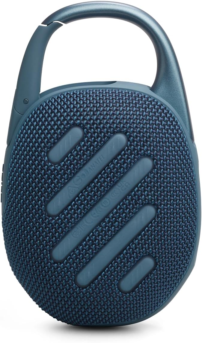 JBL Clip 5 Portable Bluetooth Speaker Blue | JBLCLIP5BLU