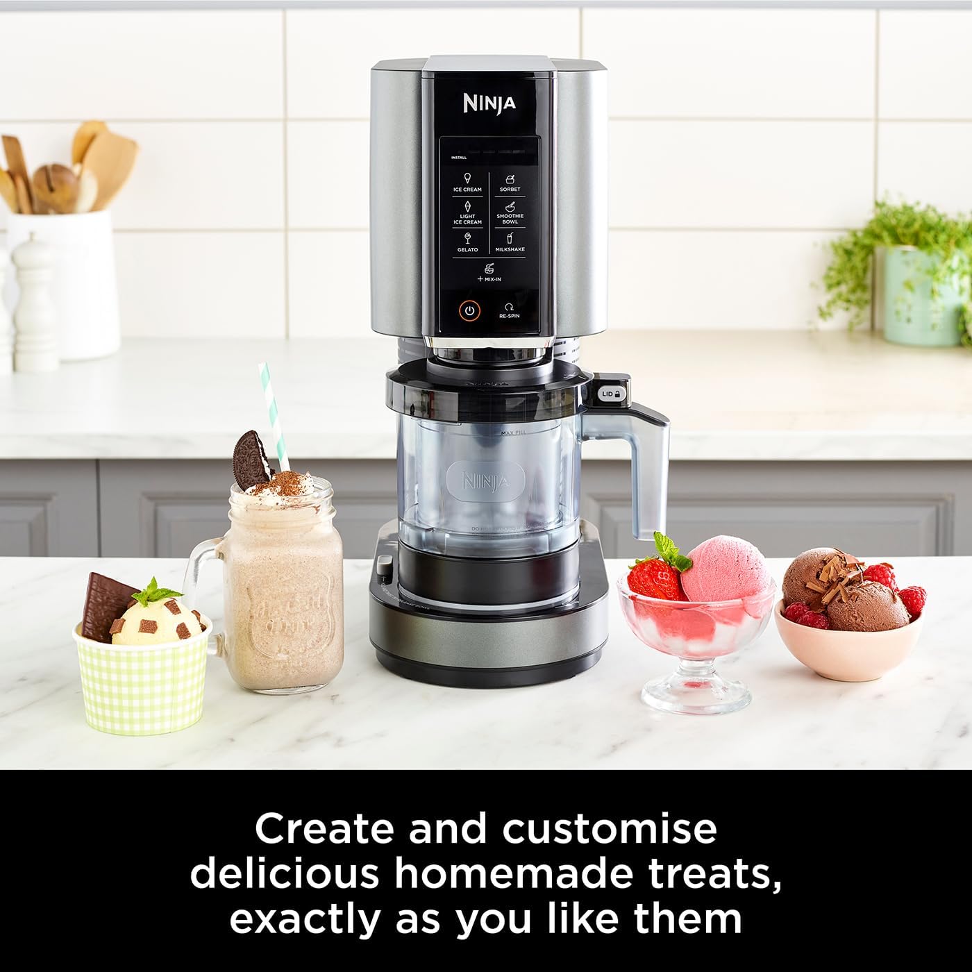 Ninja CREAMi Ice Cream & Frozen Dessert Maker | NC300UK