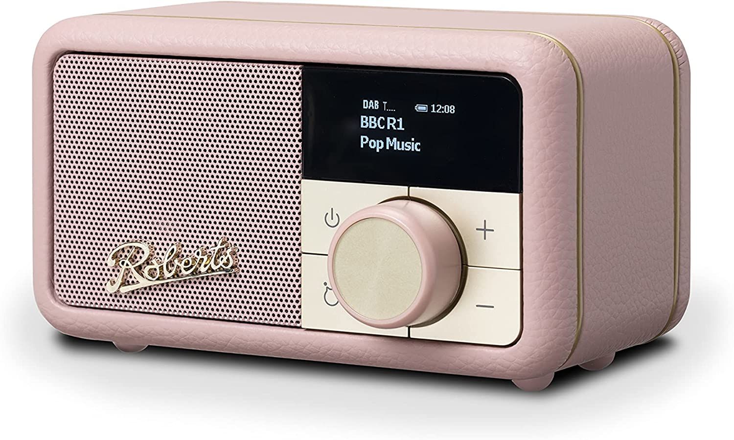 Roberts Petite 2 Dab+ Fm RDS Bluetooth, Rechargeable Battery, Alarm Dusky Pink | PETITE2DP