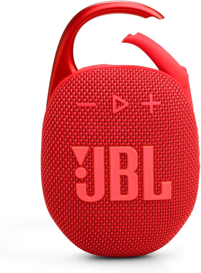 JBL Clip 5 Portable Bluetooth Speaker Red | JBLCLIP5RED