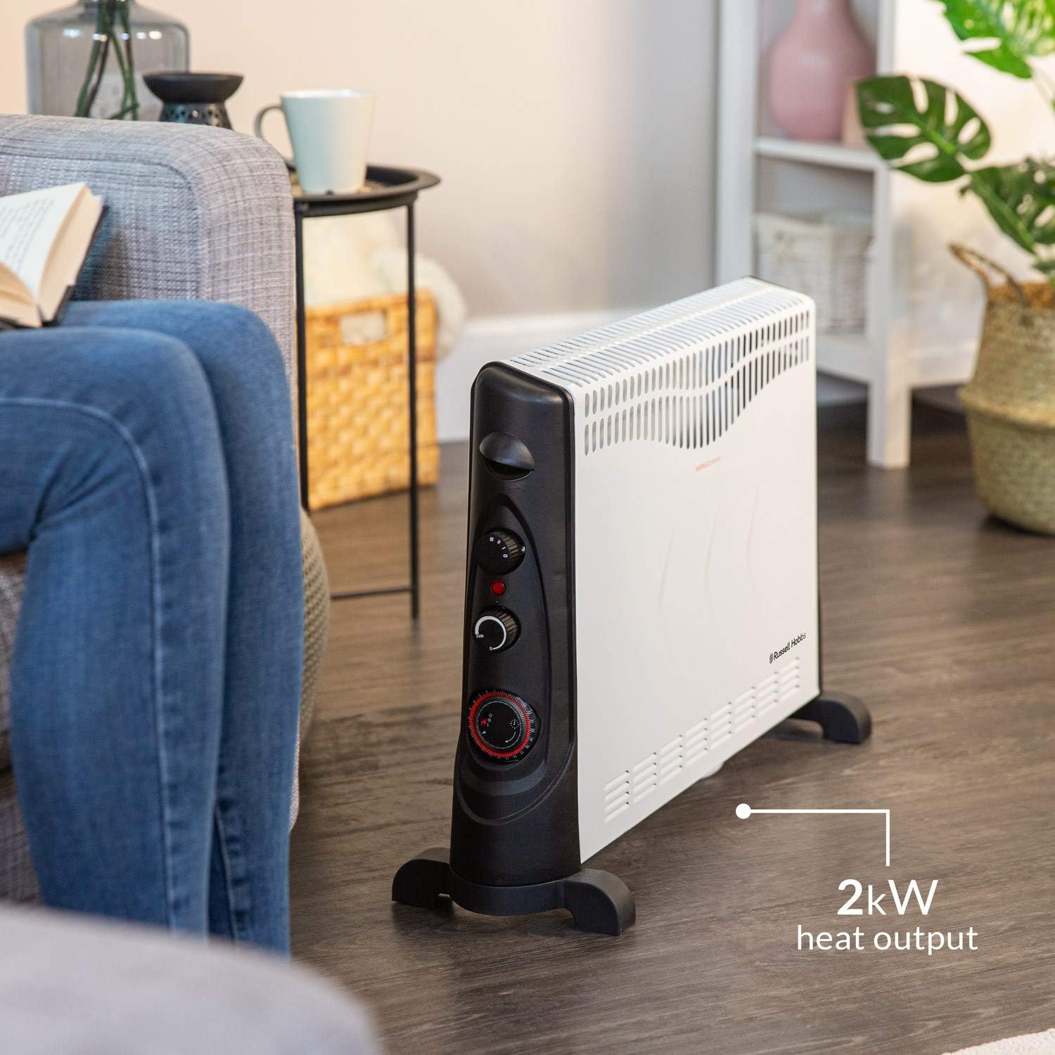 Russell Hobbs 2KW Convector Heater With Timer | RHCVH4002