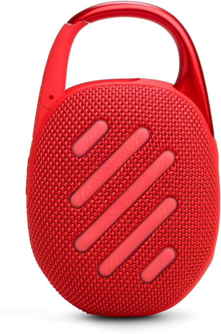 JBL Clip 5 Portable Bluetooth Speaker Red | JBLCLIP5RED