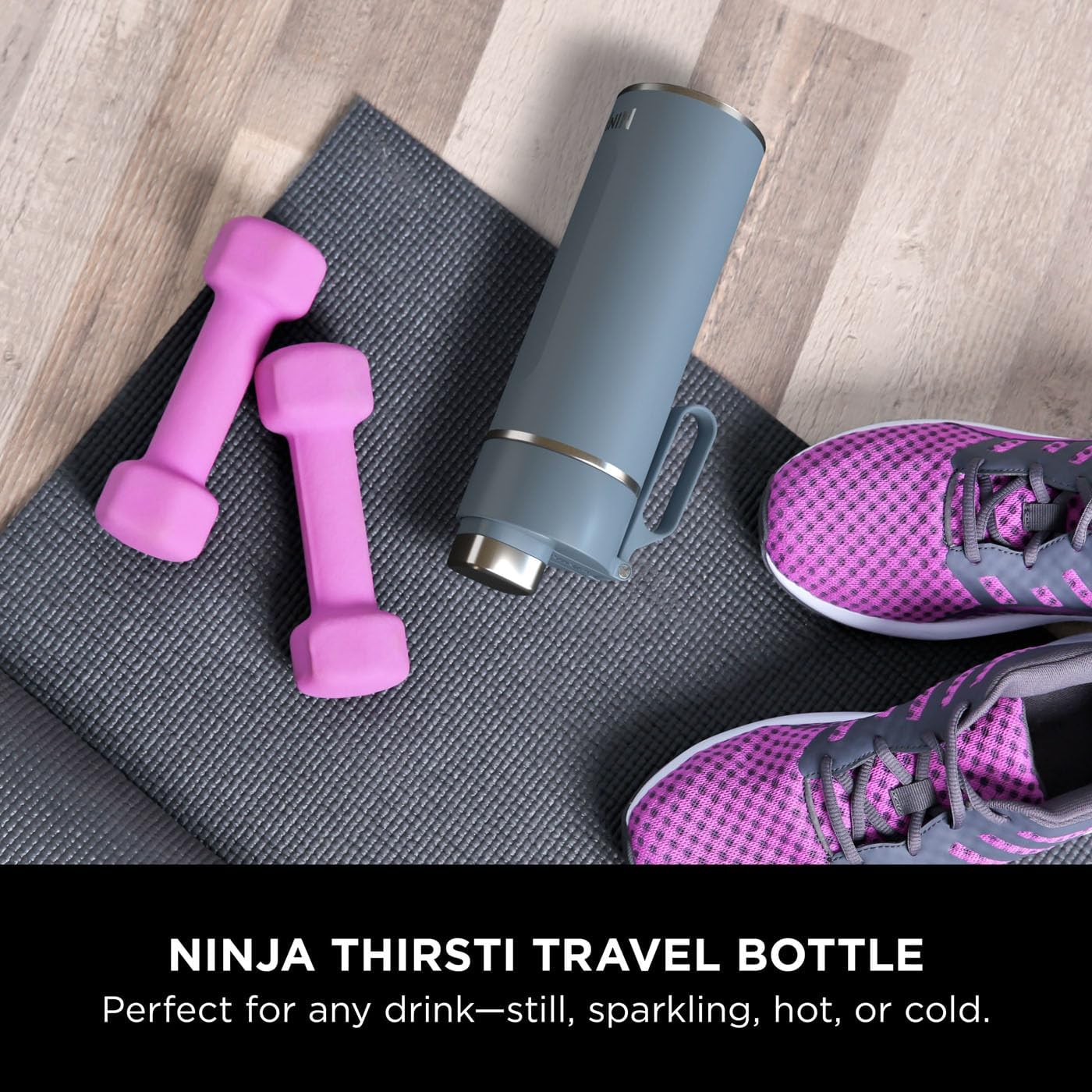 Ninja Thirsti 530 ml Travel Bottle Blue | DW1801EUUKBL