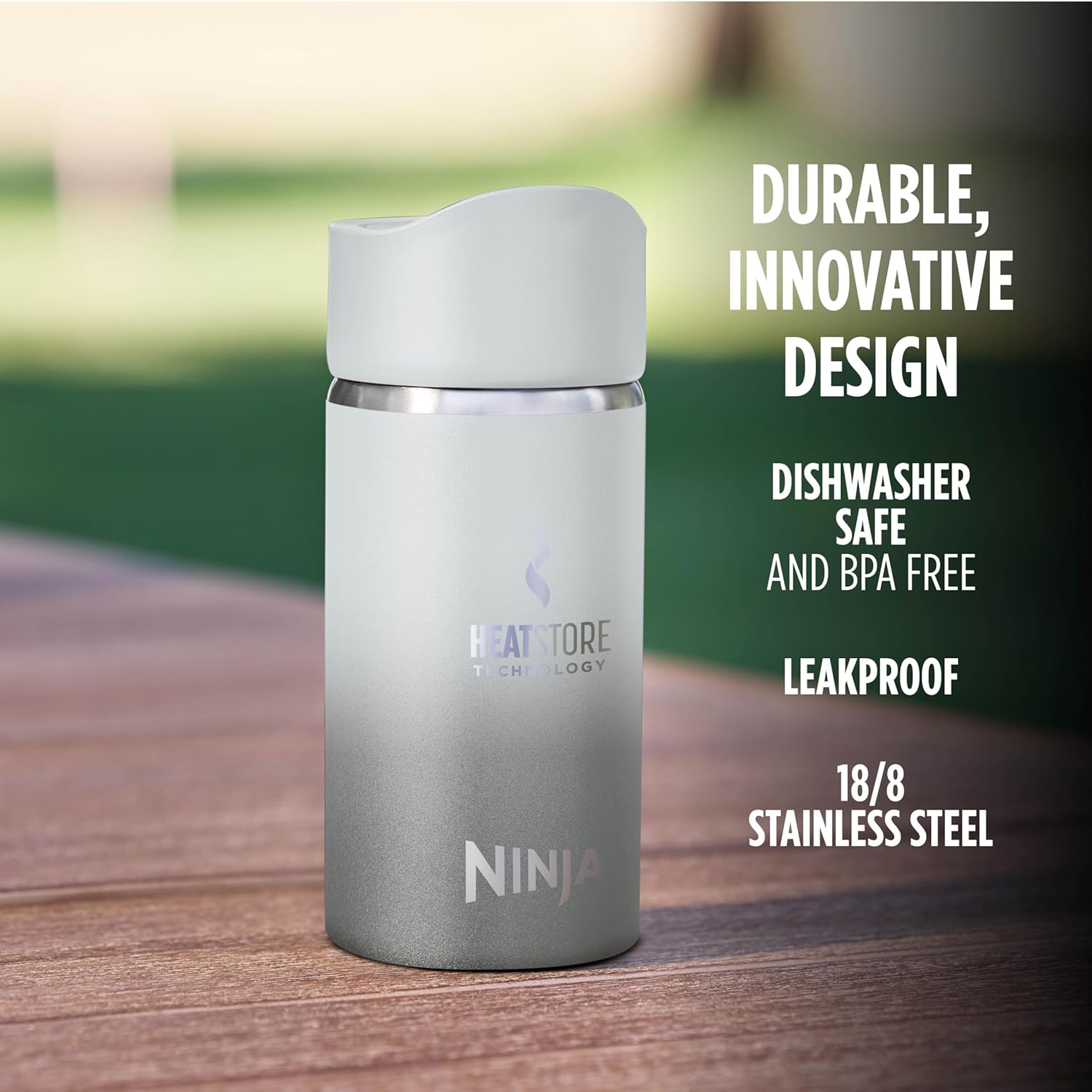 Ninja 300 ml Sip Perfect Travel Mug Steam White | DW1203EUUKWH