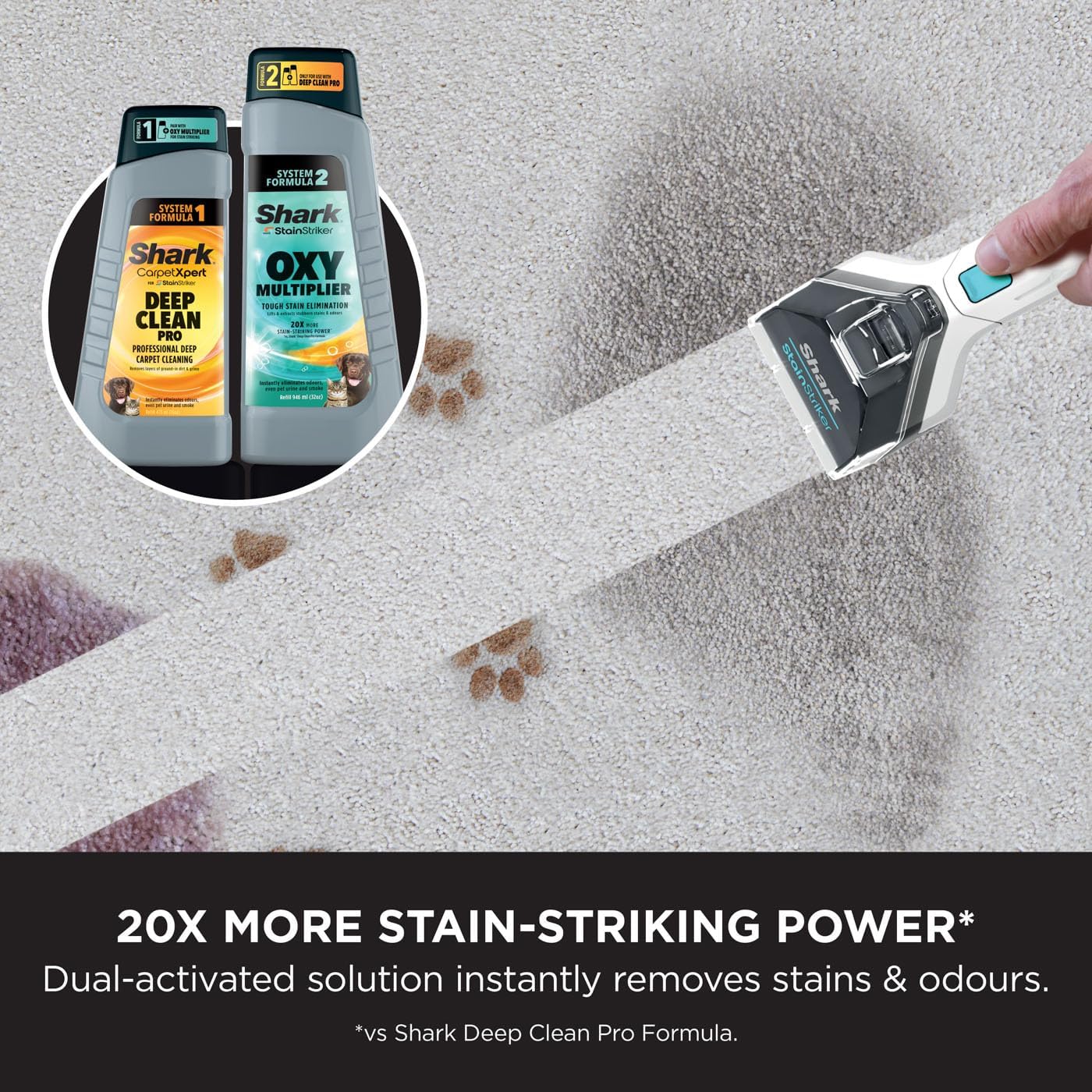 Shark StainStriker Pet Stain & Spot Cleaner | PX200UKT