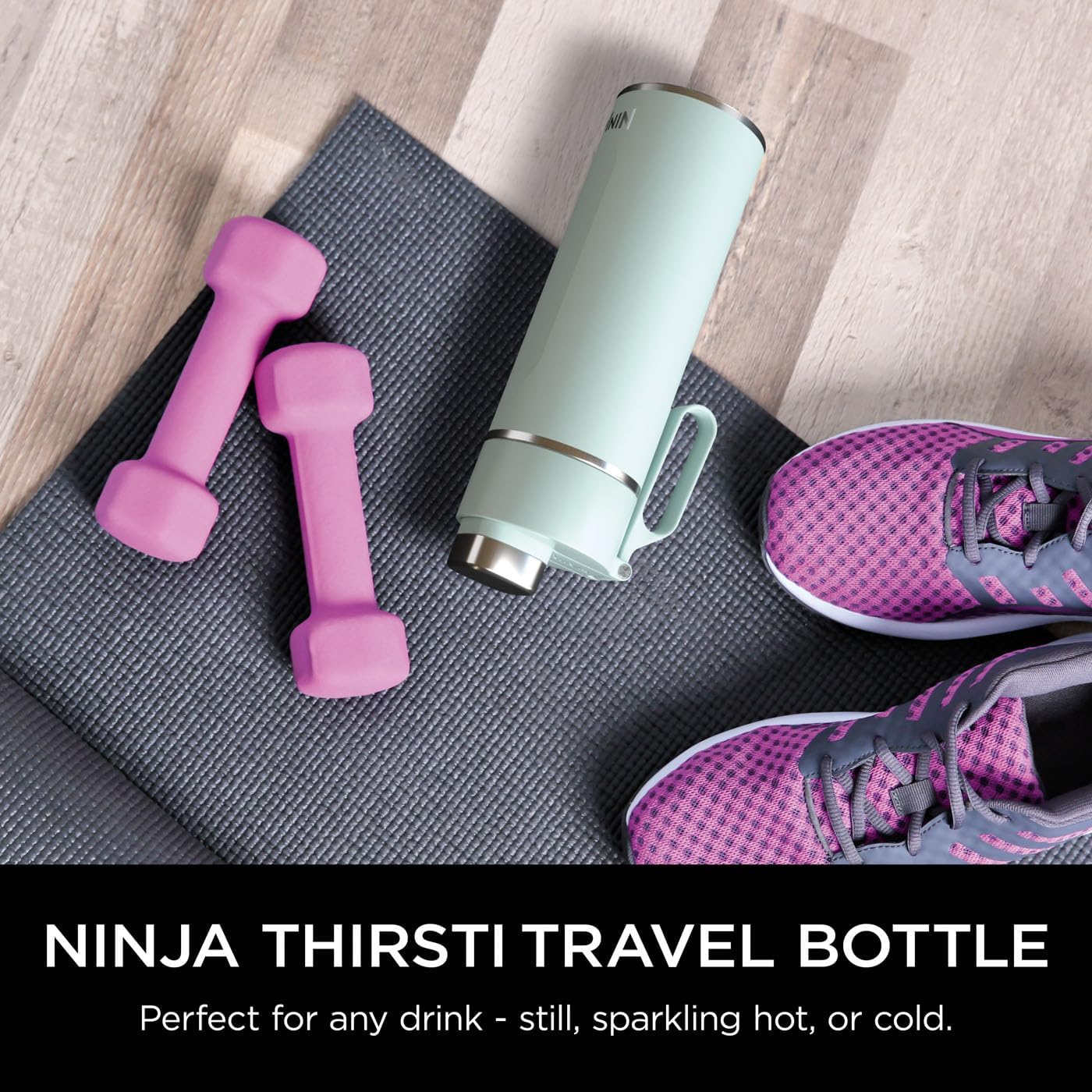 Ninja Thirsti 530 ml Travel Bottle Mint | DW1801EUUKMT