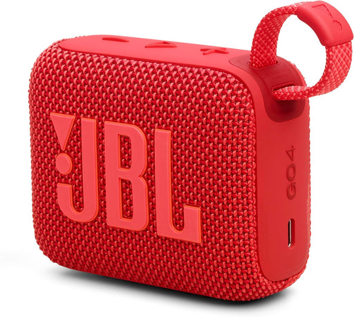 JBL Go 4 Portable Wireless Bluetooth Speaker Red | JBLGO4RED