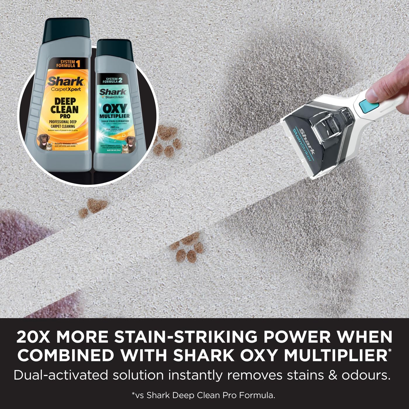 Shark CarpetXpert Deep Clean Pro Formula Carpet Cleaner 1.42 Litre | XSKCHMLEX48UK