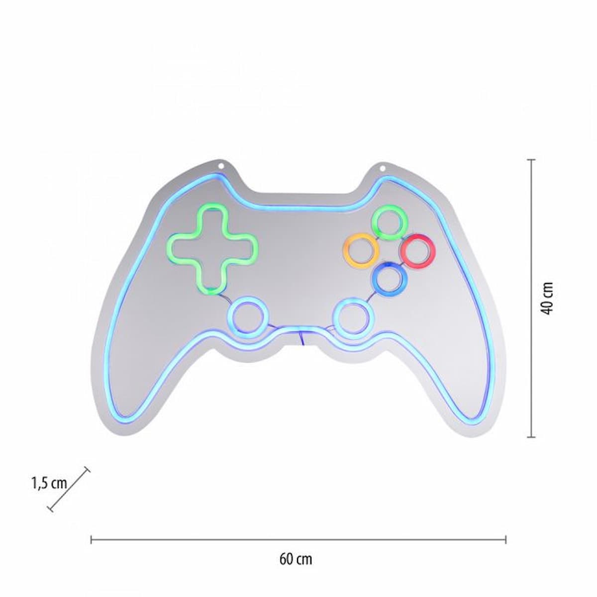 LED Wall Light Multicolour Controller Gamepad USB Decoration - 85022-70